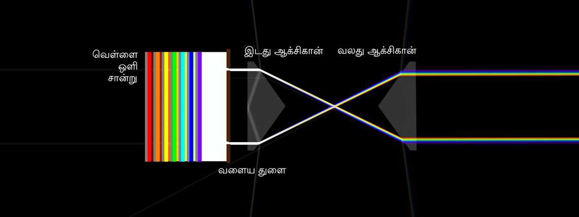 வானவில் வளையத்தை உருவாக்கும் ஆக்சிகான்களின் இணை